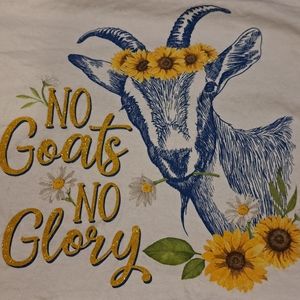 No Goats No Glory Tractor Supply Co T-Shirt Size L
